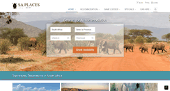 Desktop Screenshot of places.co.za